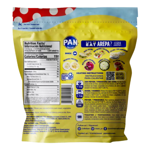 Arepas Congeladas PAN (Ontario & Quebec Only)