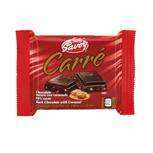 Chocolate Carre Oscuro Caramelo