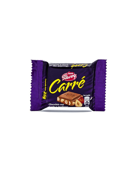 Chocolate Carre Avellana Mini 25 gr