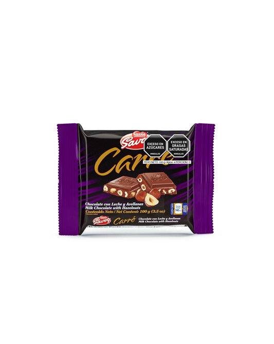 Chocolate Carre Avellana 100 gr